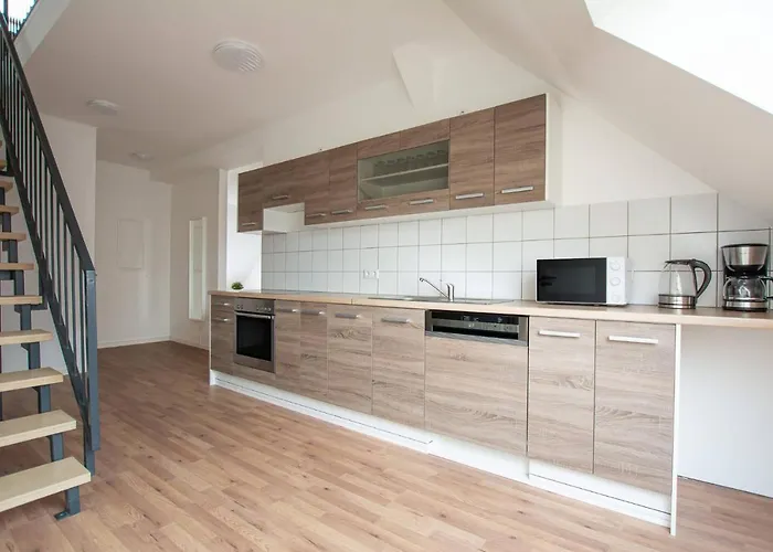 Апартаменты T&k - - Areal Goethe 4 Maisonetten Mit Privatparkplaetzen