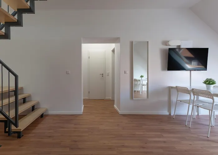 Апартаменты T&k - - Areal Goethe 4 Maisonetten Mit Privatparkplaetzen